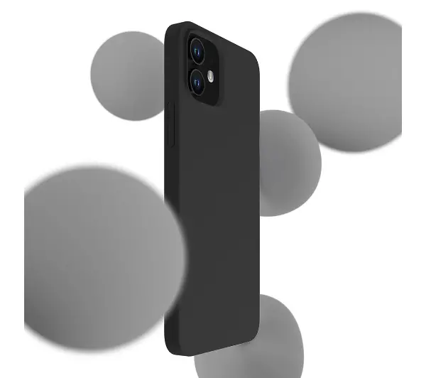 3mk Silicone Case do Apple iPhone 12 Mini Czarny