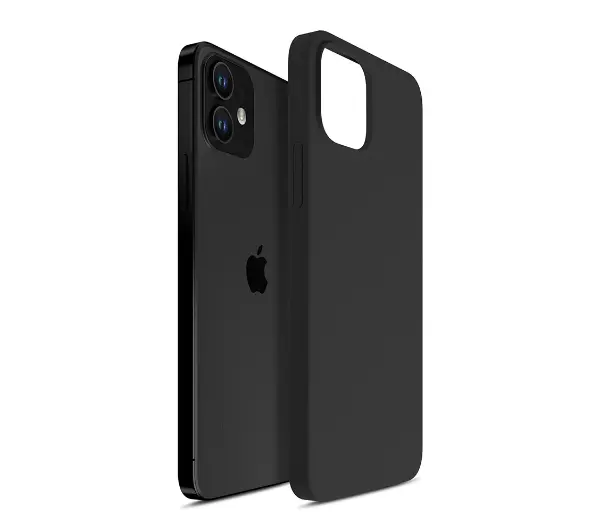 3mk Silicone Case do Apple iPhone 12 Mini Czarny