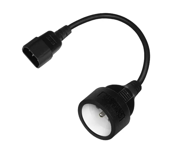 Savio CL-180 Adapter zasilania 15cm Czarny