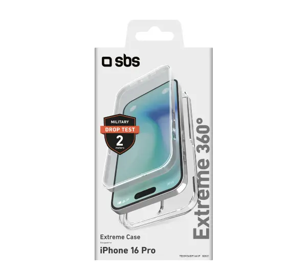 SBS 360 do iPhone 16 Pro Przezroczysty