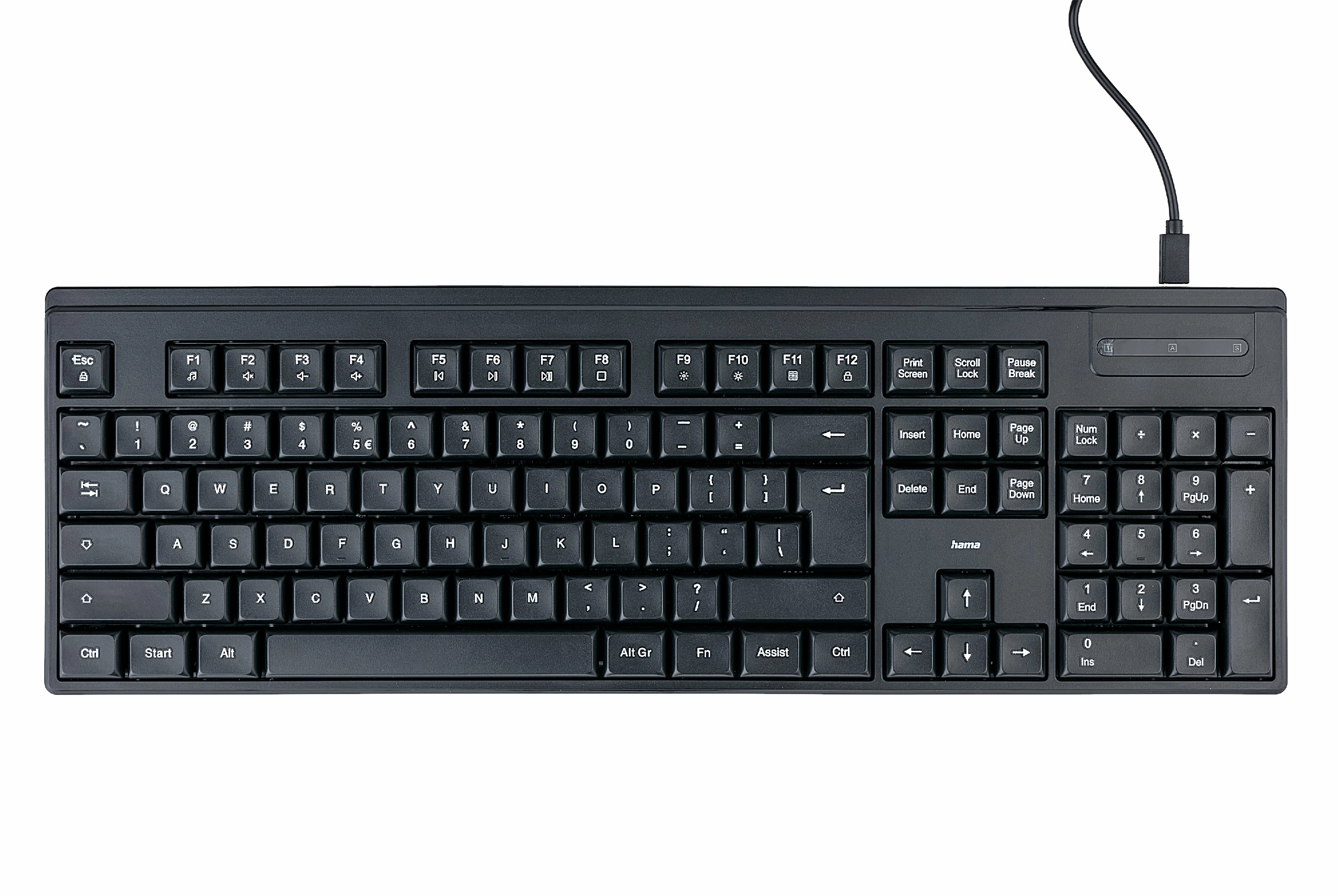 Klawiatura Hama CK-100 Czarny