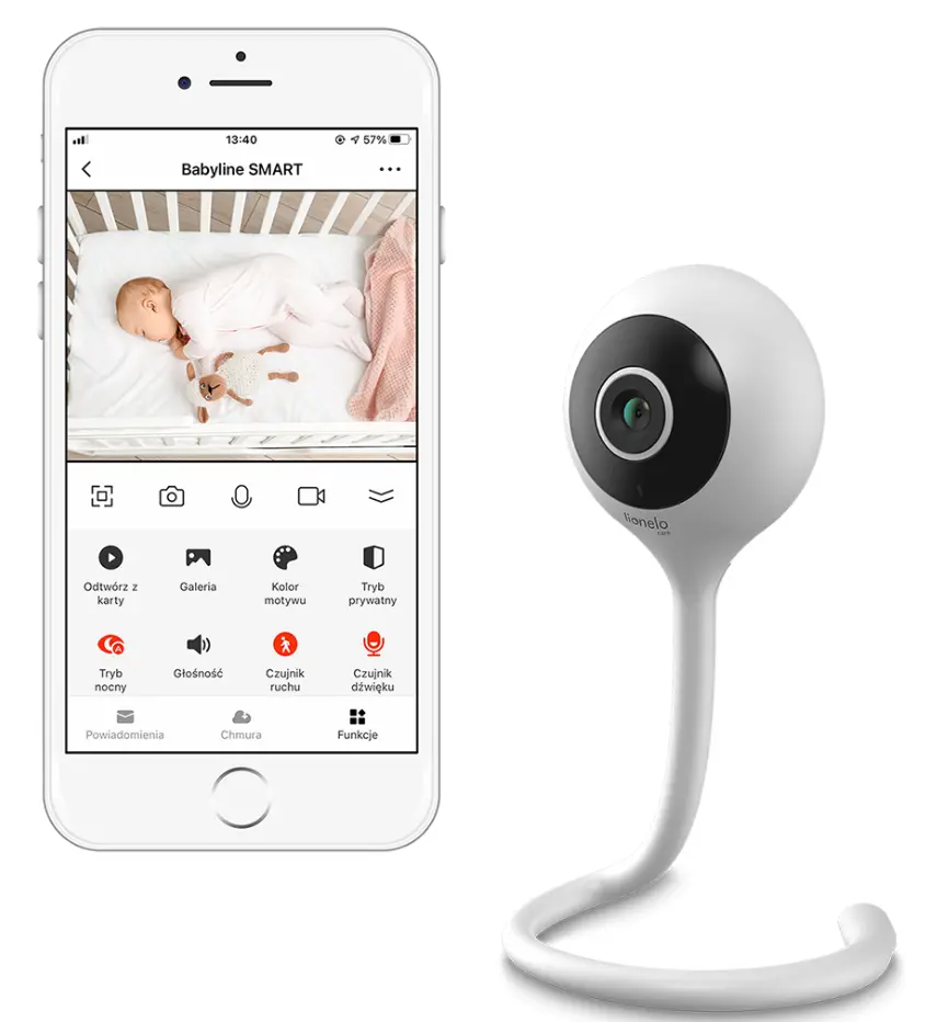 Niania elektroniczna Lionelo Babyline Smart