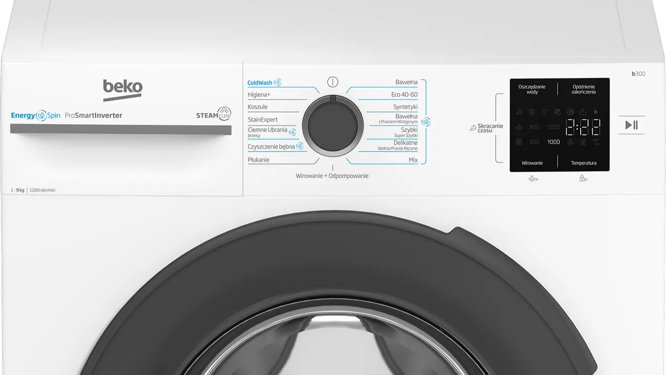 фото Пральна машина автоматична Beko BM3WFU39215WAR