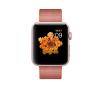 Apple Watch 2 42mm (różowe złoto/czerwony nylon)