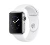 Apple Watch 2 42mm (srebrny stal/biały sport)
