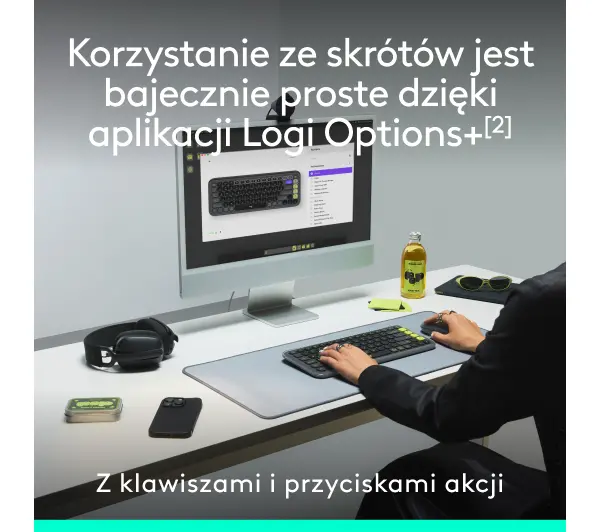 Logitech POP Icon Combo Różowy