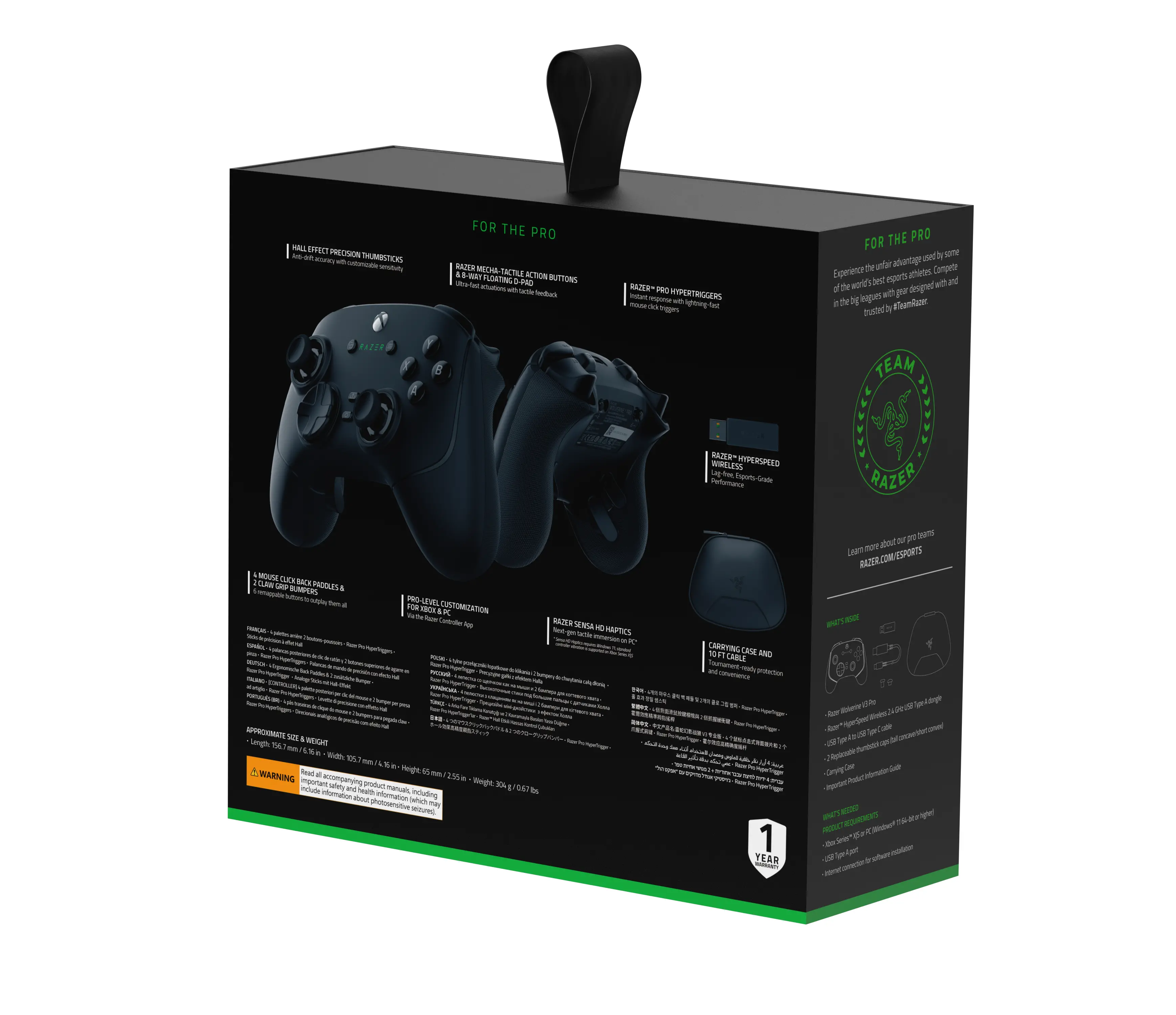 Razer Wolverine V3 Pro - bezprzewodowy kontroler e-sportowy