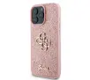 Etui Guess hardcase Fixed Glitter Big 4G do iPhone 16 Pro Różowy