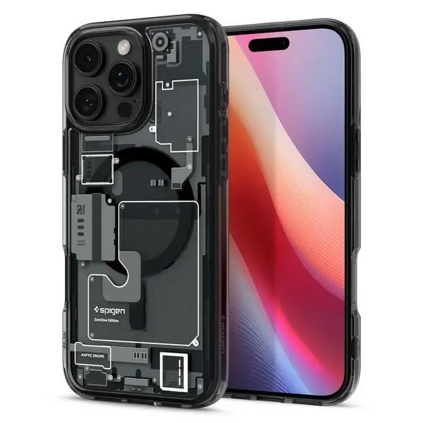 Etui Spigen Ultra Hybrid MagSafe zero one do iPhone 16 Pro Czarny
