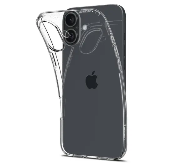 Spigen Liquid Crystal do iPhone 16 Przezroczysty