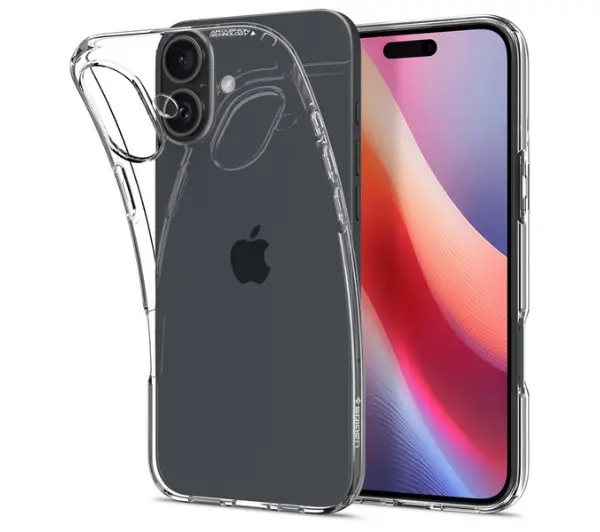 Spigen Liquid Crystal do iPhone 16 Przezroczysty