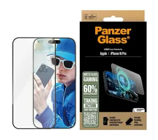 PanzerGlass Gaming Screen Protector do iPhone 16 Pro - TRZECI -55%, ALBO 5-TY ZA 1ZŁ