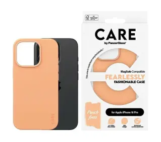 PanzerGlass Fashion Case MagSafe iPhone 16 Pro Brzoskwiniowy
