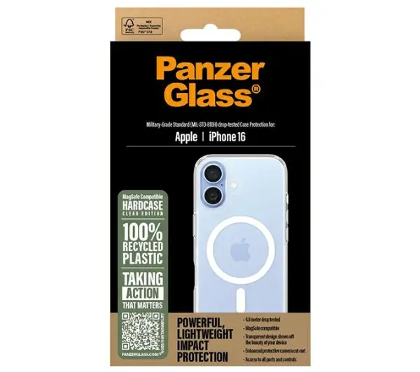 PanzerGlass HardCase MagSafe do iPhone 16 Biały