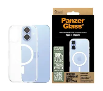 Etui PanzerGlass HardCase MagSafe do iPhone 16 Biały