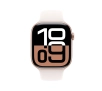 Apple Watch Series 10 GPS 42mm aluminium różowe złoto pasek sportowy w kolorze łagodnego różu S/M