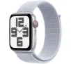 Apple Watch SE GPS + Cellular koperta 44mm aluminium srebrny opaska sportowa błękitnego obłok