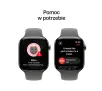 Apple Watch Series 10 GPS + Cellular koperta 42mm tytan naturalny pasek sportowy górska szarość