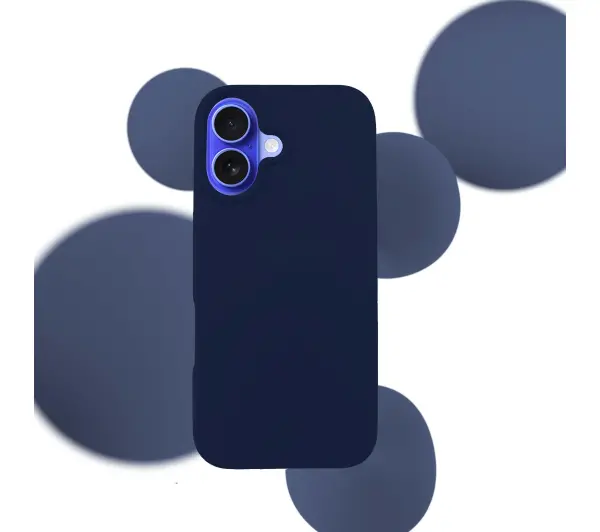 3mk Silicone Case do iPhone 16 Niebieski