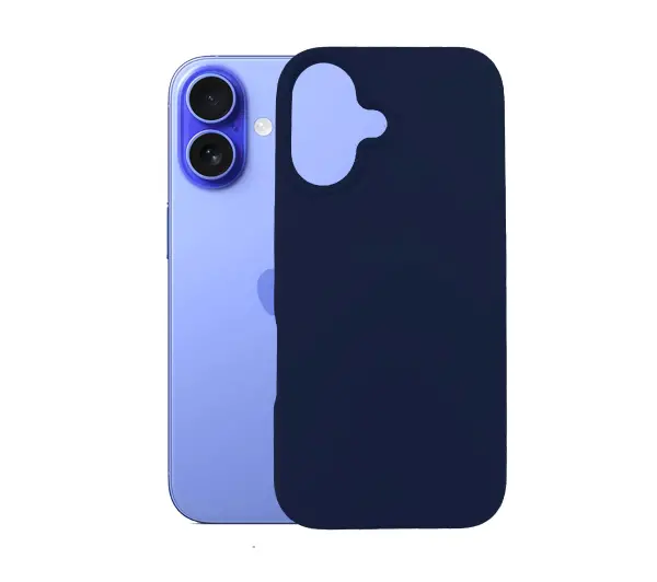 3mk Silicone Case do iPhone 16 Niebieski