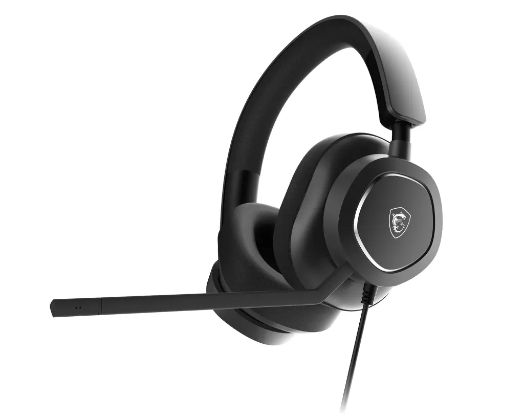 Słuchawki przewodowe z mikrofonem MSI MAESTRO 300 Nauszne Czarny