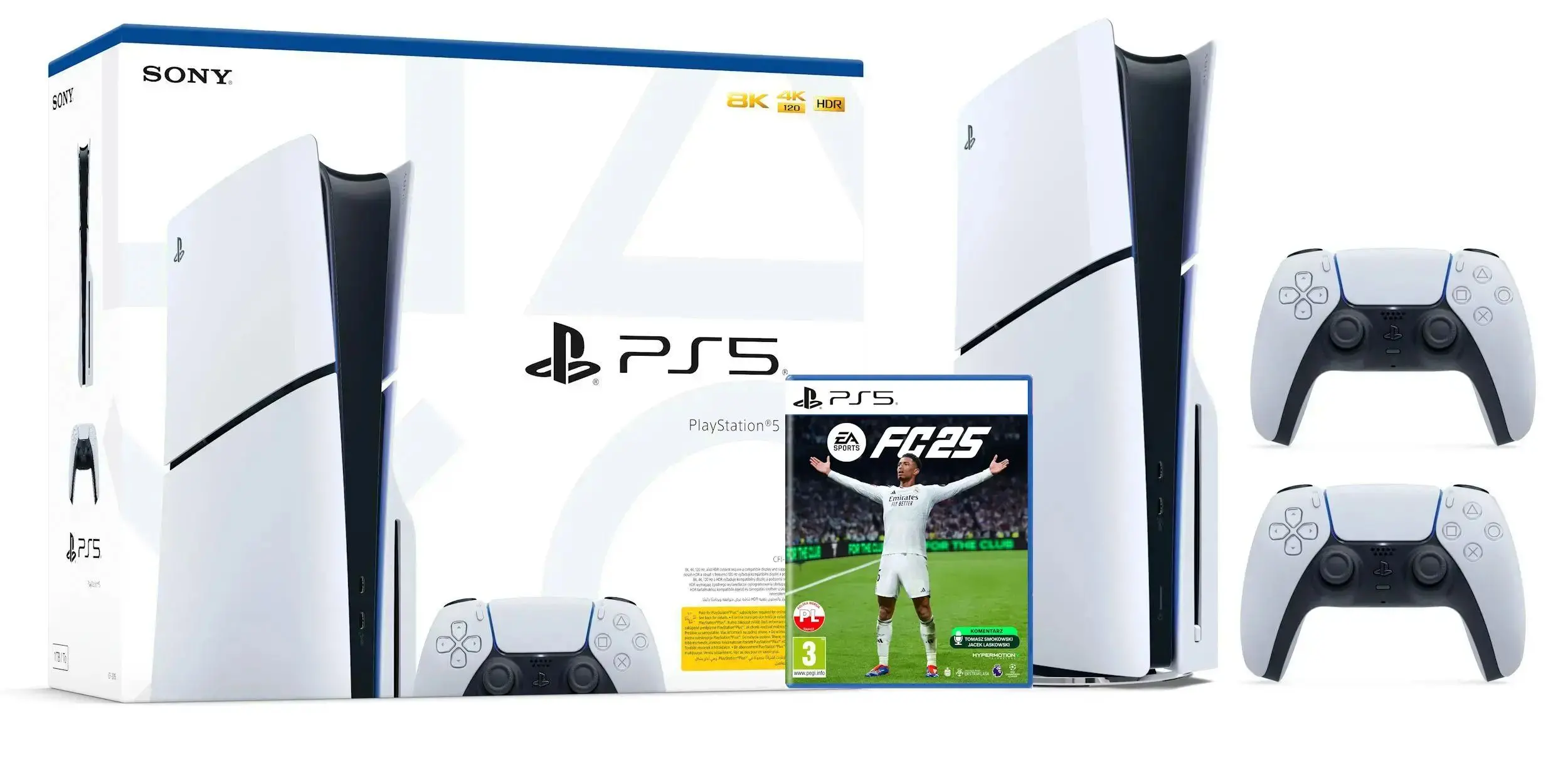 Sony PlayStation 5 Slim D Chassis (PS5) 1TB z napędem +