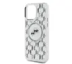 Etui Karl Lagerfeld IML Monogram Karl&Choupette Head MagSafe do iPhone 15 Pro Max Przezroczysty