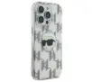 Etui Karl Lagerfeld IML Karl Head Electroplated do iPhone 16 Pro Przezroczysty