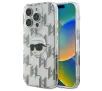 Etui Karl Lagerfeld IML Karl Head Electroplated do iPhone 16 Pro Przezroczysty