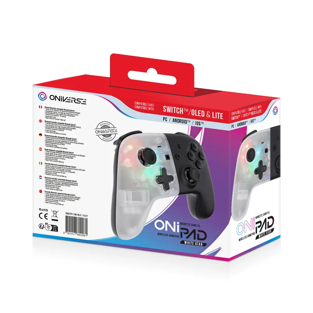 訳あってお買い得！30～80％OFF Oniverse Onipad iOS Android Switch Nintendo PC do Star White Nintendo Switch