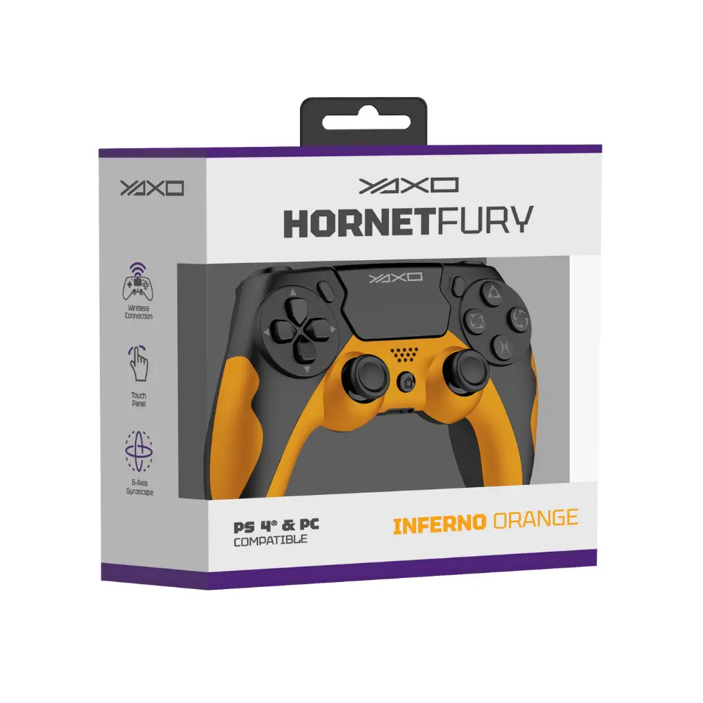 Kontroler bezprzewodowy YAXO Hornet Fury do PS4 PS3, PC