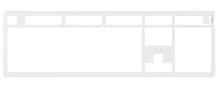 Ramka HyperX Alloy Rise Top Plate Biały