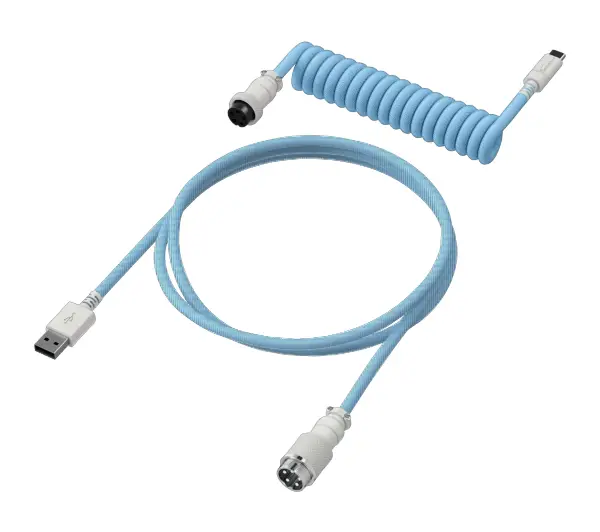 HyperX Spiralny 1,37m Niebiesko-biały