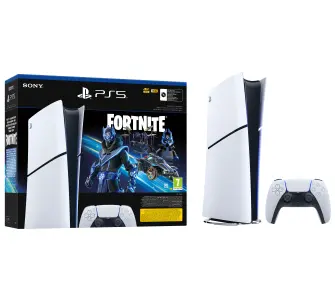 Konsola Sony PlayStation 5 Digital Slim D Chassis (PS5) 1TB Zestaw startowy Fortnite Cobalt