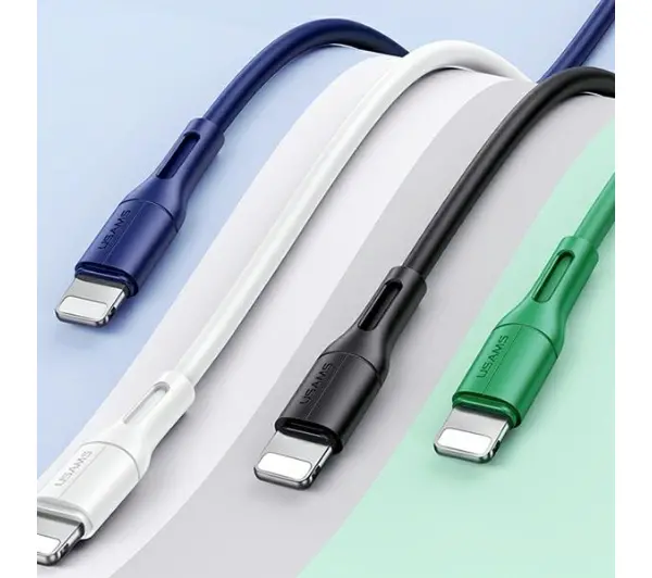 USAMS USB do Lightning 2A Fast Charge 1m Zielony