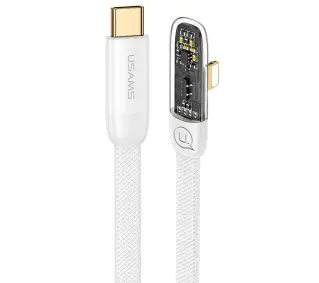 USAMS USB-C do Lightning PD 20W 2m Biały