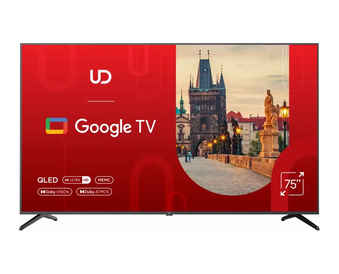 Telewizor UD TV 75QGU8210S 75"QLED 4K Google TV Dolby Vision Dolby Atmos DVB-T2