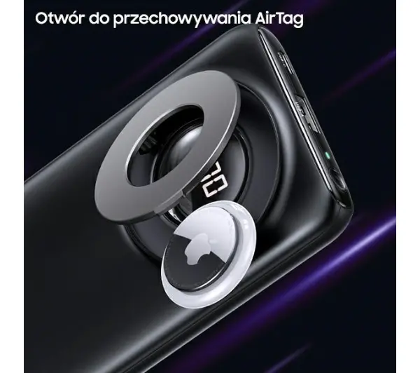 USAMS PB62 10000mAh  PD 20W Czarny