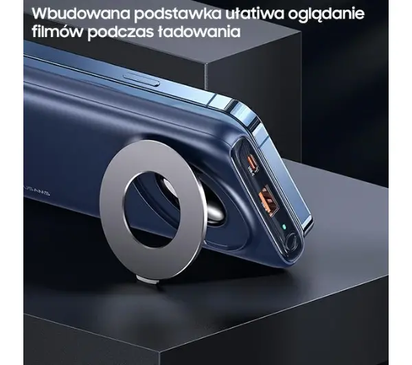 USAMS PB62 10000mAh  PD 20W Czarny