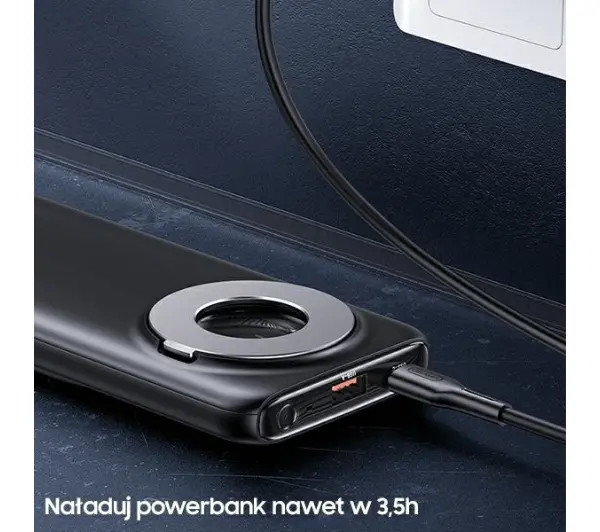 USAMS PB62 10000mAh  PD 20W Czarny