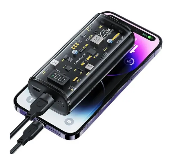 USAMS US-CD189 9000mAh PD 22,5W Czarny