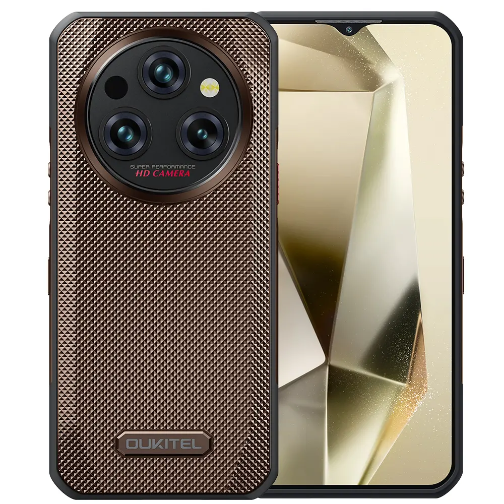 Smartfon Oukitel WP35 8/256GB 6,60" 60Hz 64Mpix Brązowy