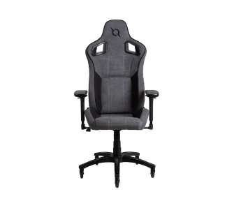 Fotel Aqirys Fenrir XL Gamingowy do 140kg Tkanina Szaro-czarny
