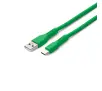 Kabel Colorum USB-A do USB-C 3A CK60 1,8m Zielony