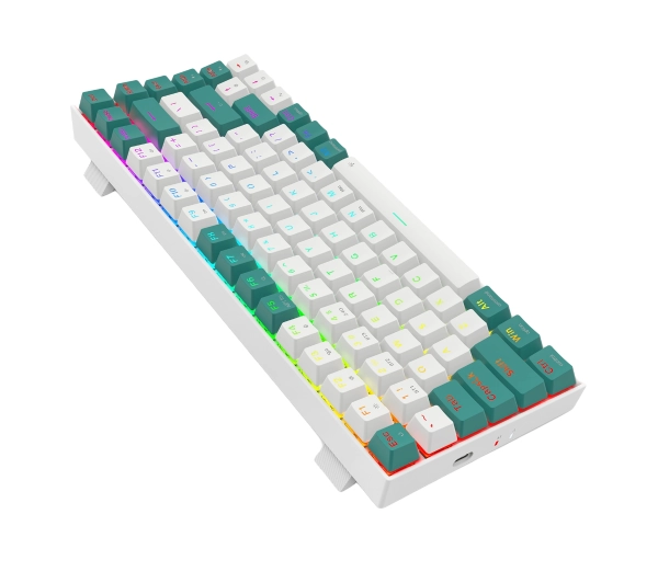 Redragon K678 Pro Singed Biało-zielony