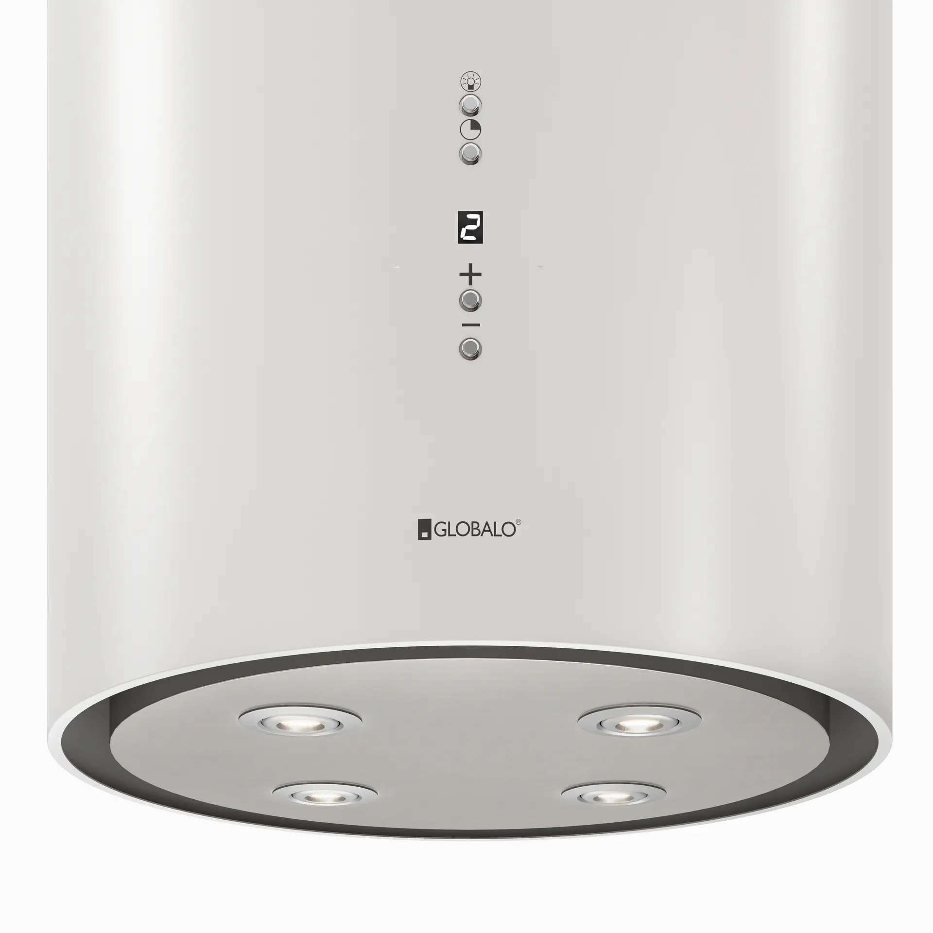 фото Витяжка декоративна Globalo Cylindro Isola 39.7 White