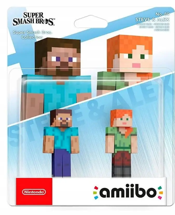 Figurka Nintendo Amiibo No. 89 Steve & Alex (Super Smash Bros. Collection)