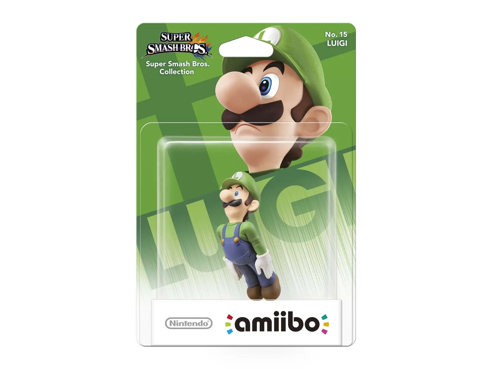 Figurka Nintendo Amiibo No. 15 Luigi (Super Smash Bros. Collection)