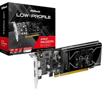 Karta graficzna ASrock Radeon RX 6400 Low Profile 4GB GDDR6 64bit FSR