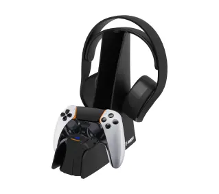 Snakebyte SB920806 Dual Charge 5 + Headset Stand Czarny